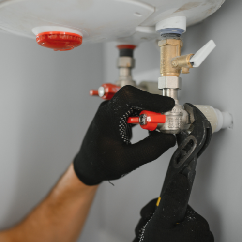 Gasfitting work in progress